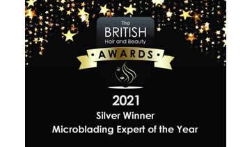 The British Hair & Beauty Awards 2021 SILVER WINNER