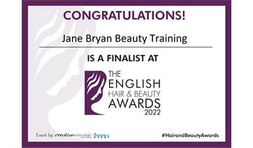 Congratulations - The English Hair & Beauty Awards Finalist 2022