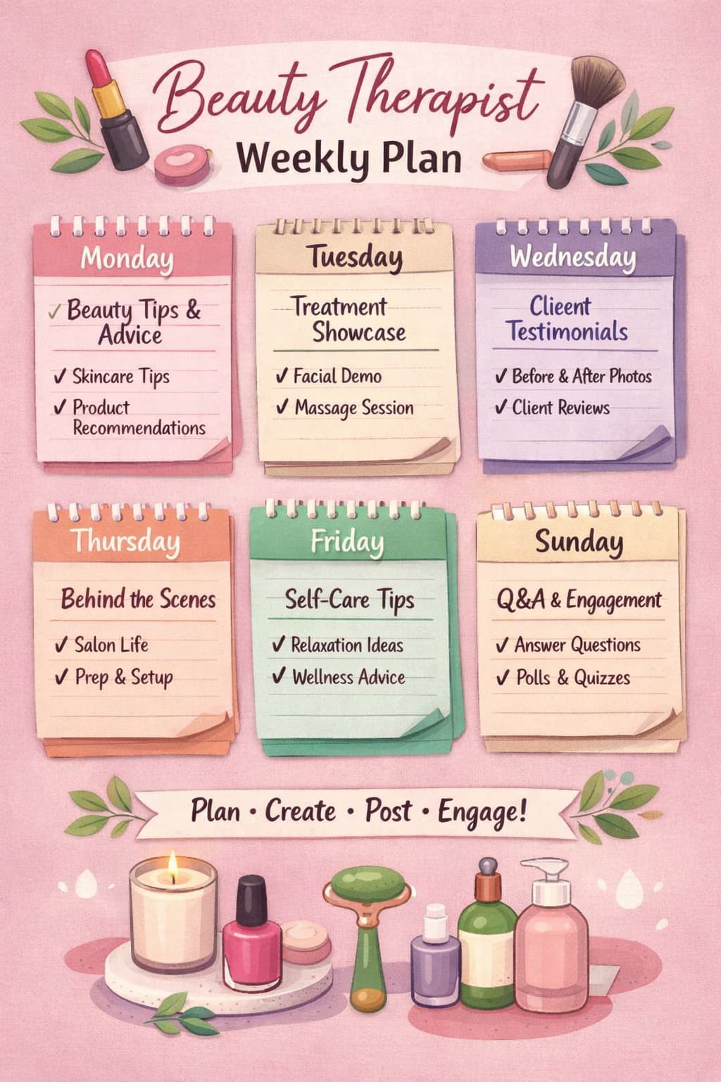 Content Made Simple Club Beauty Therapist Plan